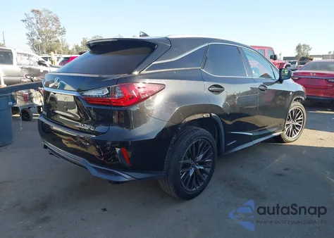 2017 Lexus Rx 450H F Sport from USA, damaged, VIN 2T2BGMCA7HC008755